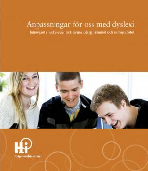 Öppna rapporten Anpassningar för oss med dyslexi som pdf.